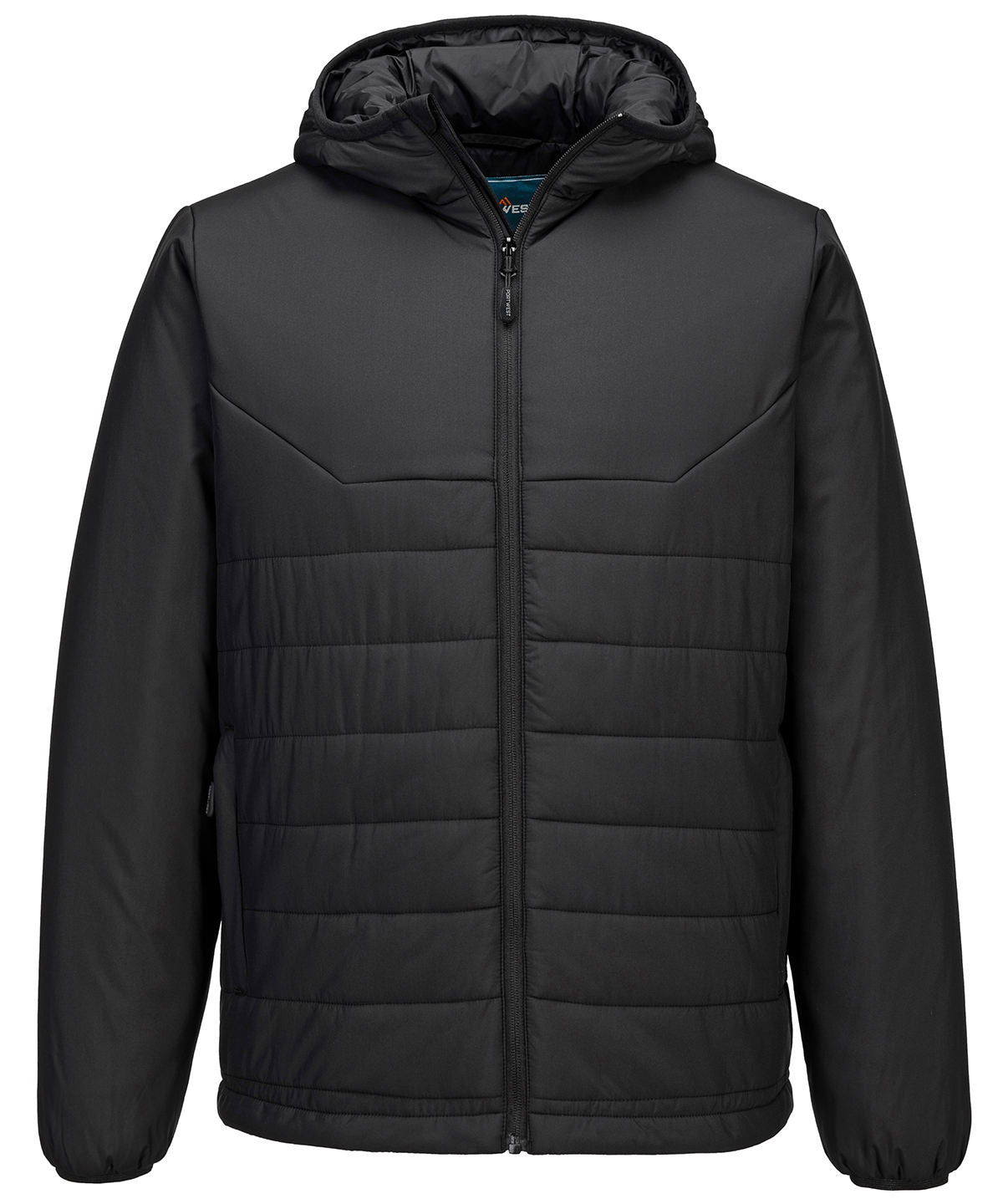 Professional hooded insulated baffle jacket