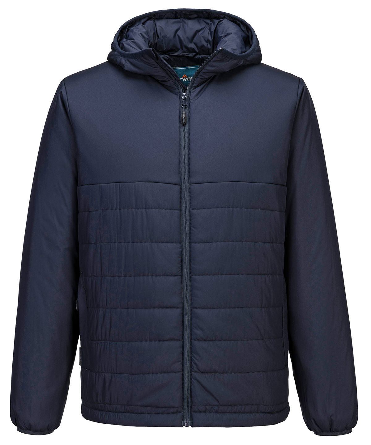 Professional hooded insulated baffle jacket