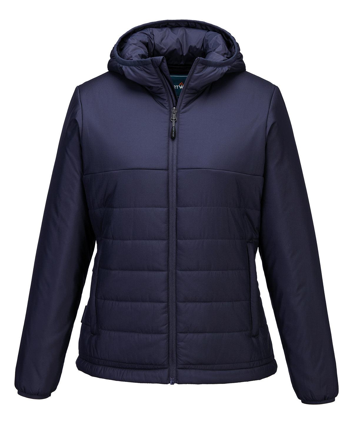 Women’s professional hooded insulated baffle jacket