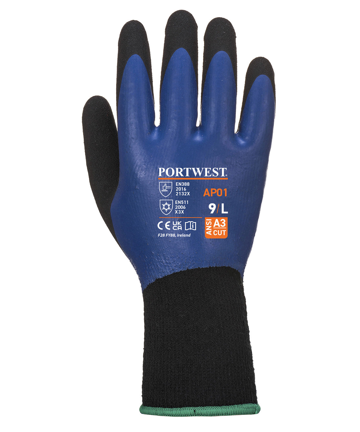 Cold 13 Latex aqua gloves