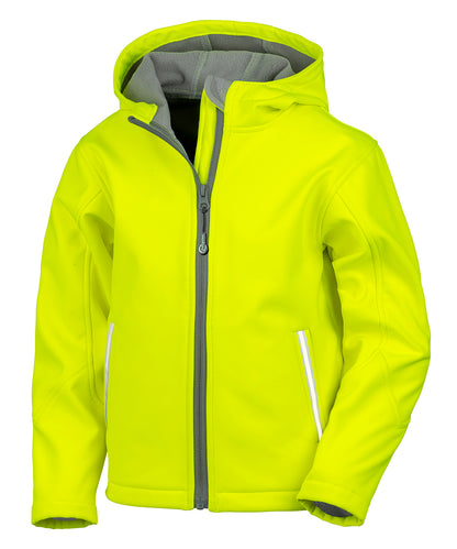 Core junior TX performance hooded softshell jacket