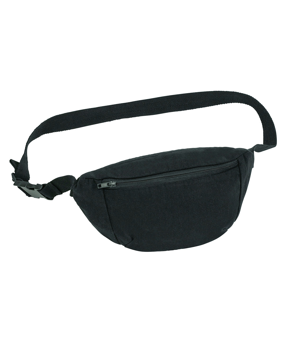 Hip bag with canvas fabric