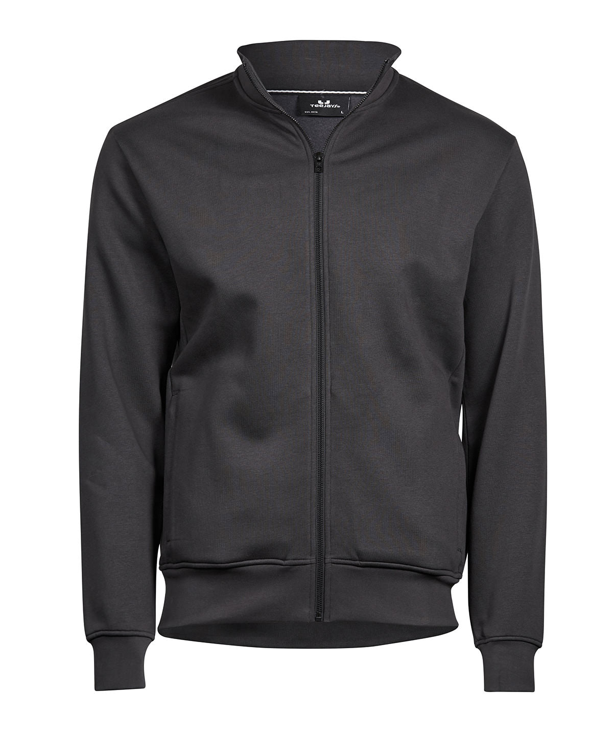 Full-zip sweat cardigan
