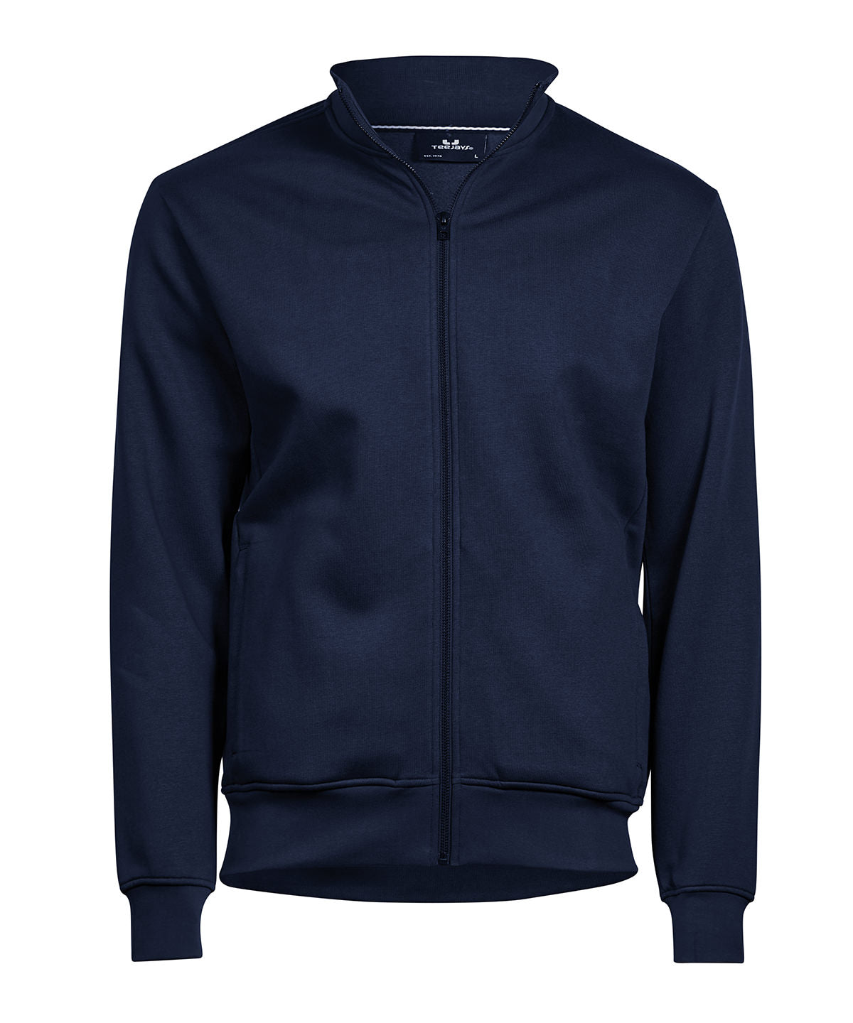 Full-zip sweat cardigan