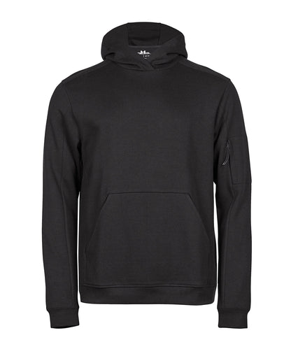 Athletic hooded sweatshirt