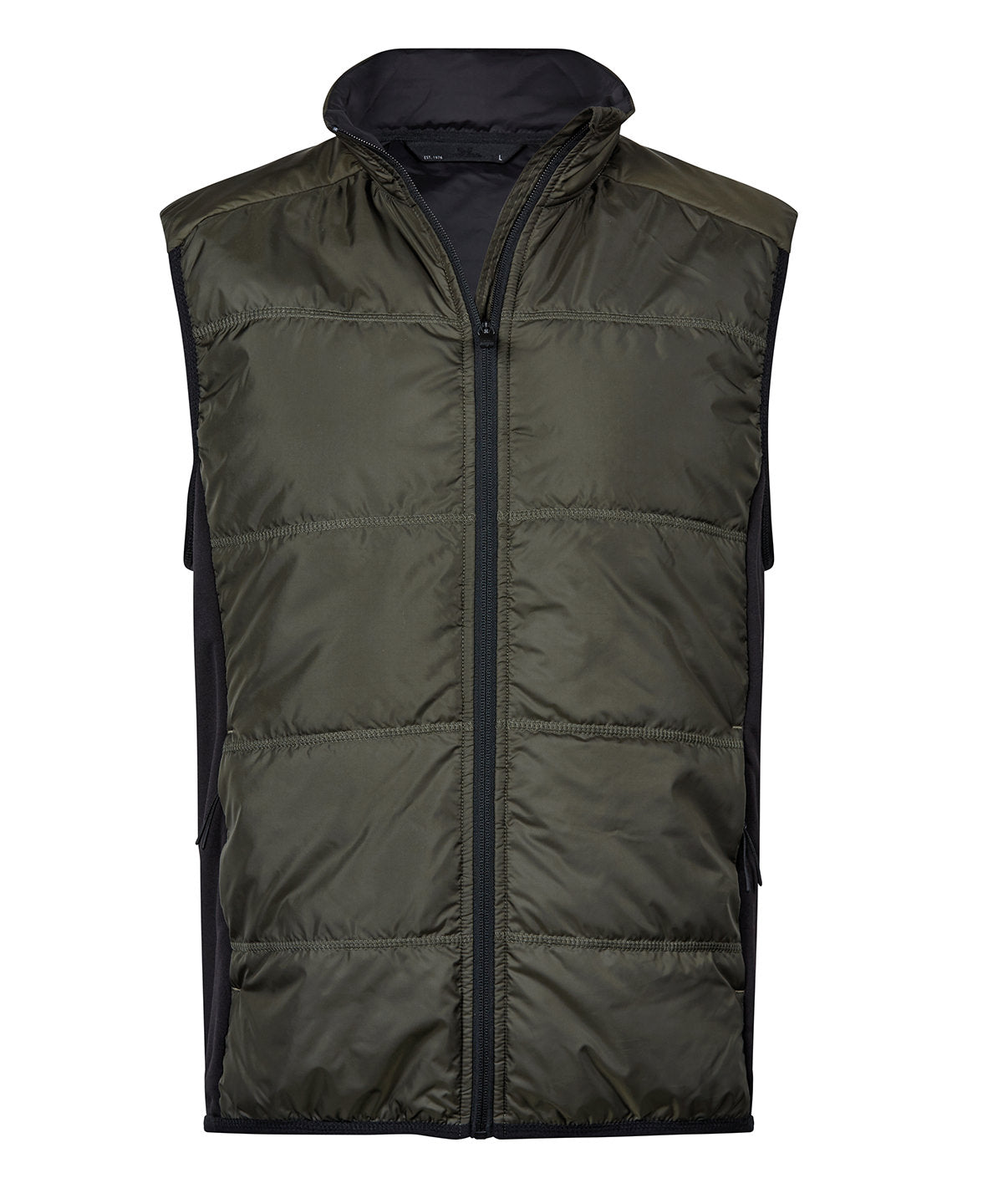 Hybrid-stretch bodywarmer