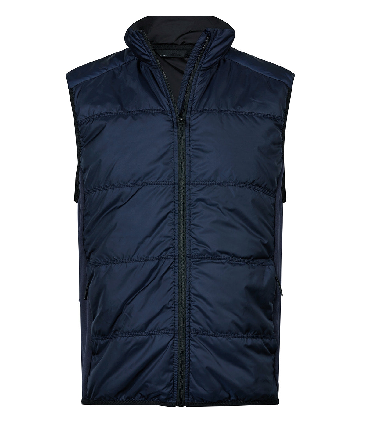 Hybrid-stretch bodywarmer