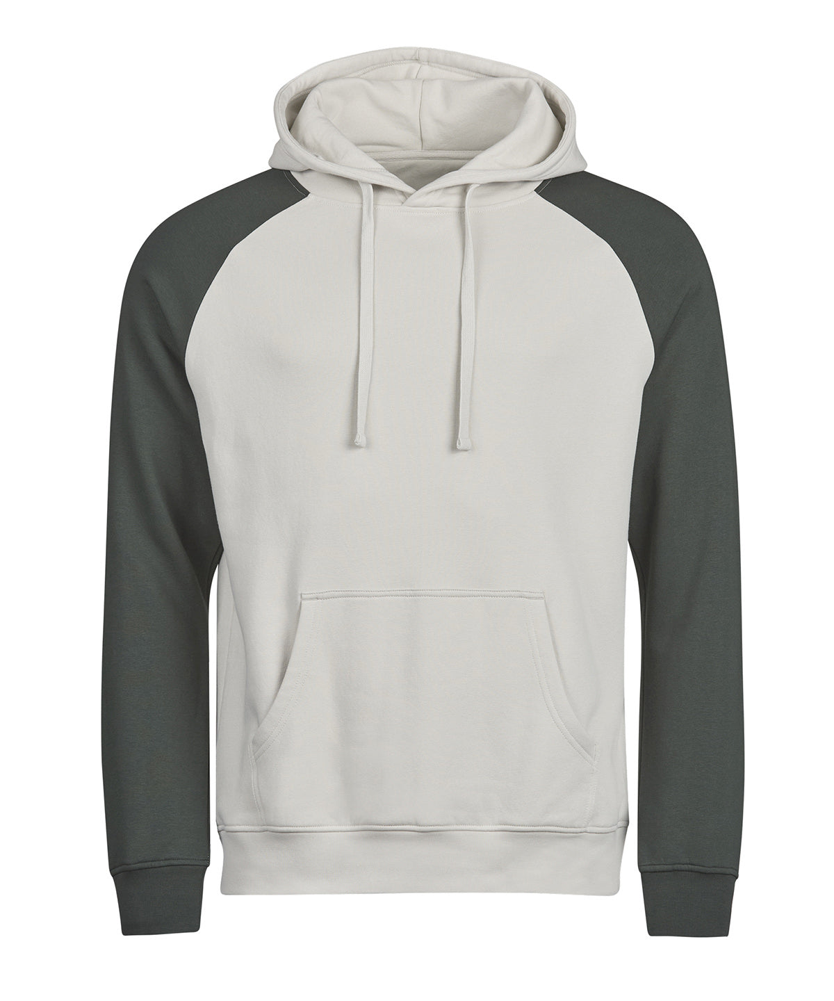 UNLABELED two-tone hooded sweatshirt