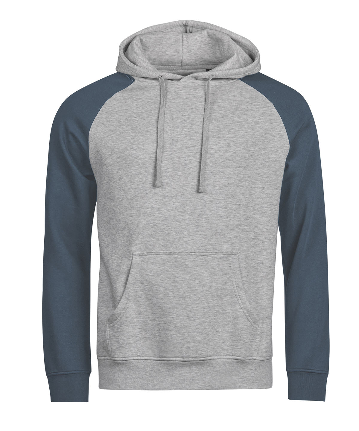 UNLABELED two-tone hooded sweatshirt