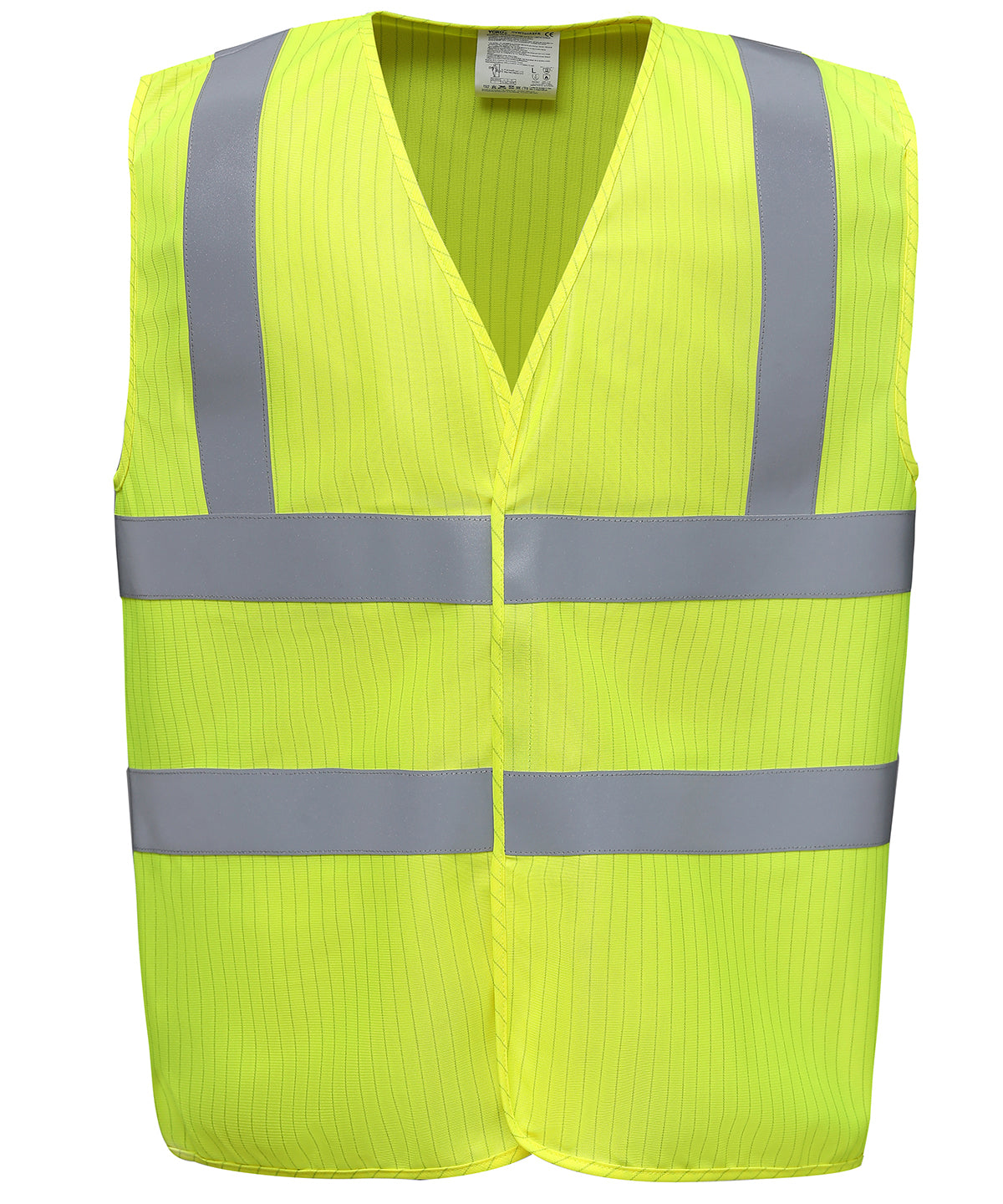 Hi-vis flame-retardant anti-static waistcoat