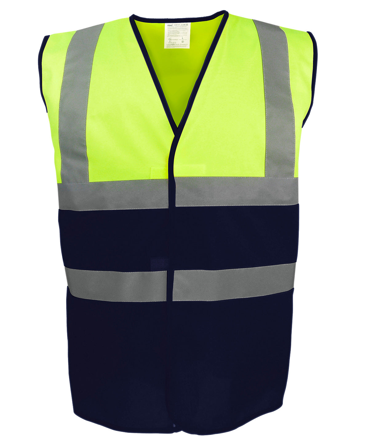 Hi-vis two-tone waistcoat