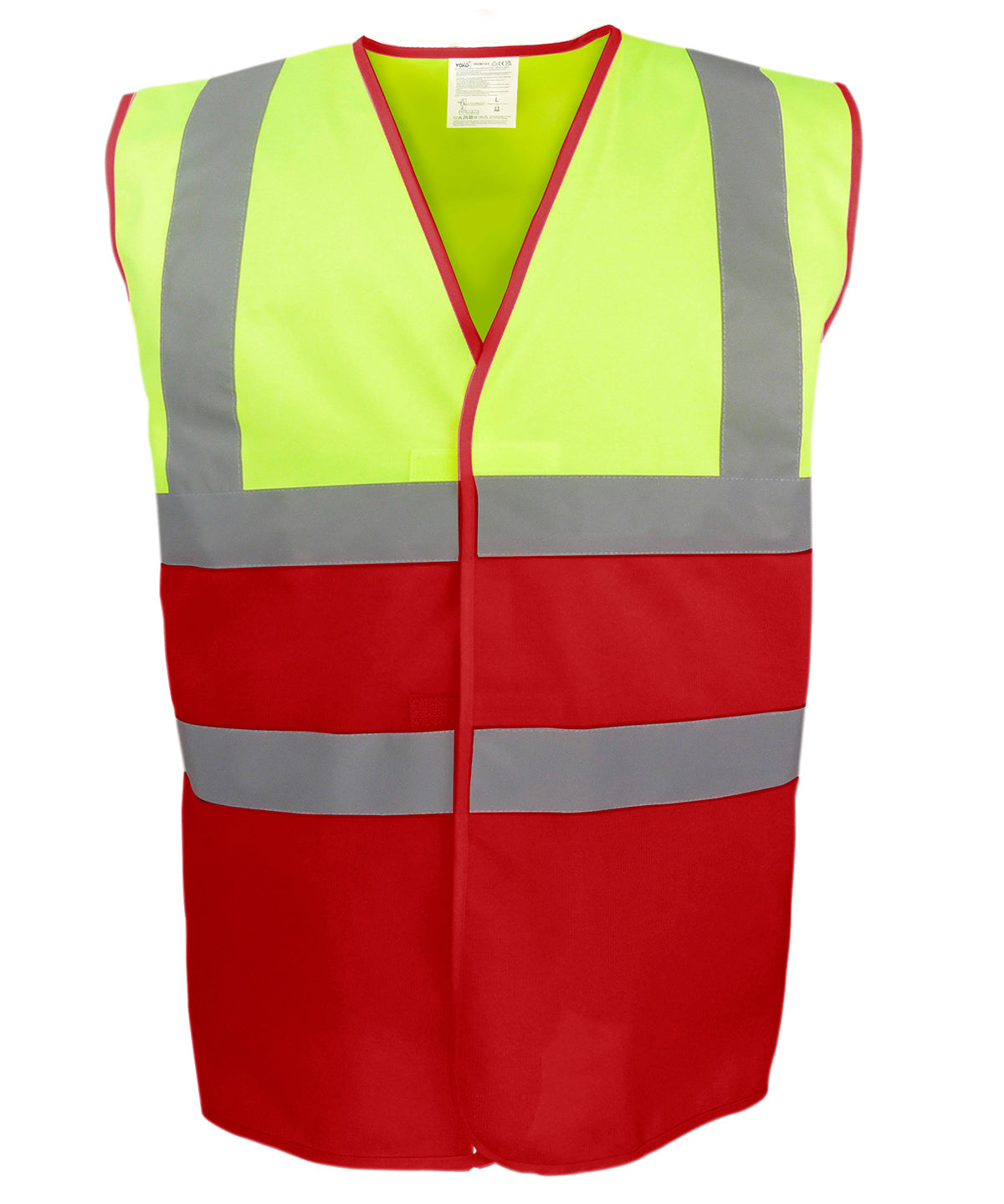 Hi-vis two-tone waistcoat