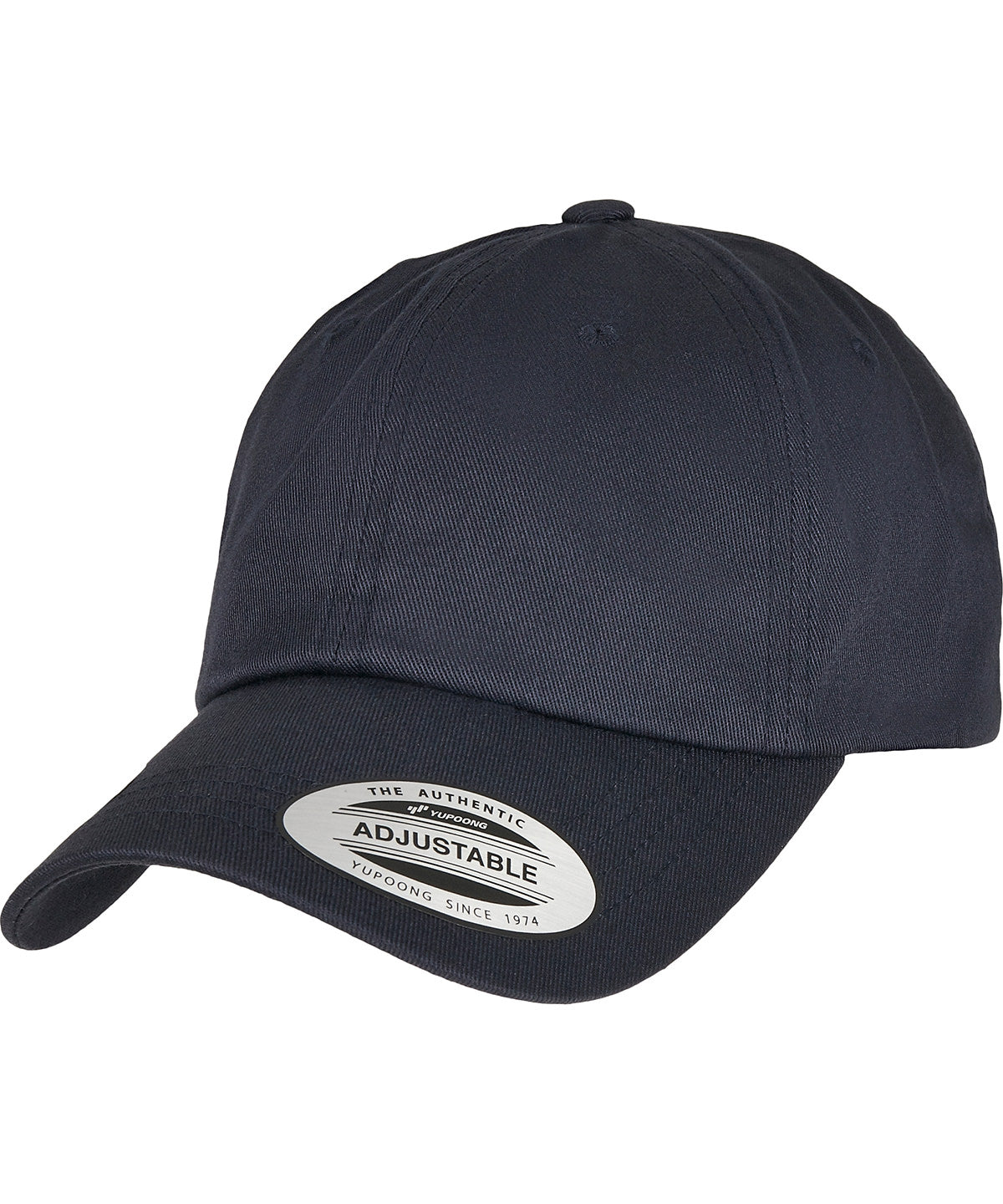 Low-profile organic cotton cap