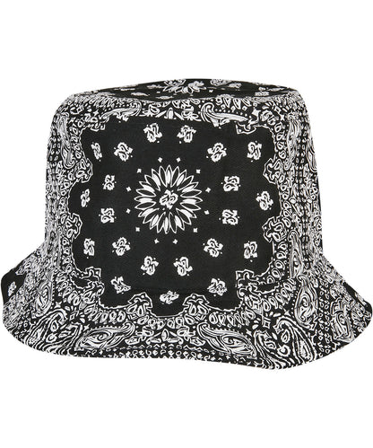 Bandana print bucket hat