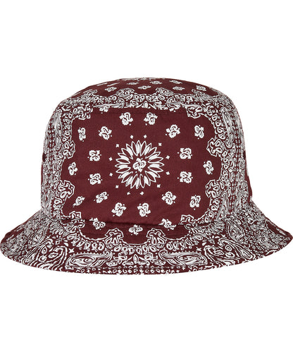 Bandana print bucket hat