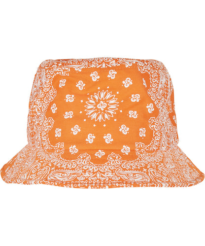 Bandana print bucket hat