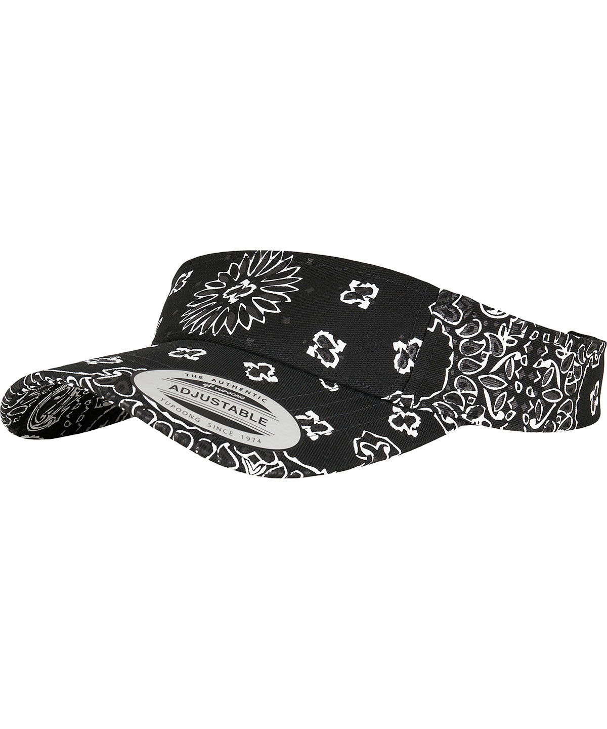 Bandana print visor