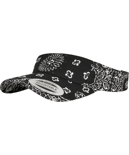 Bandana print visor