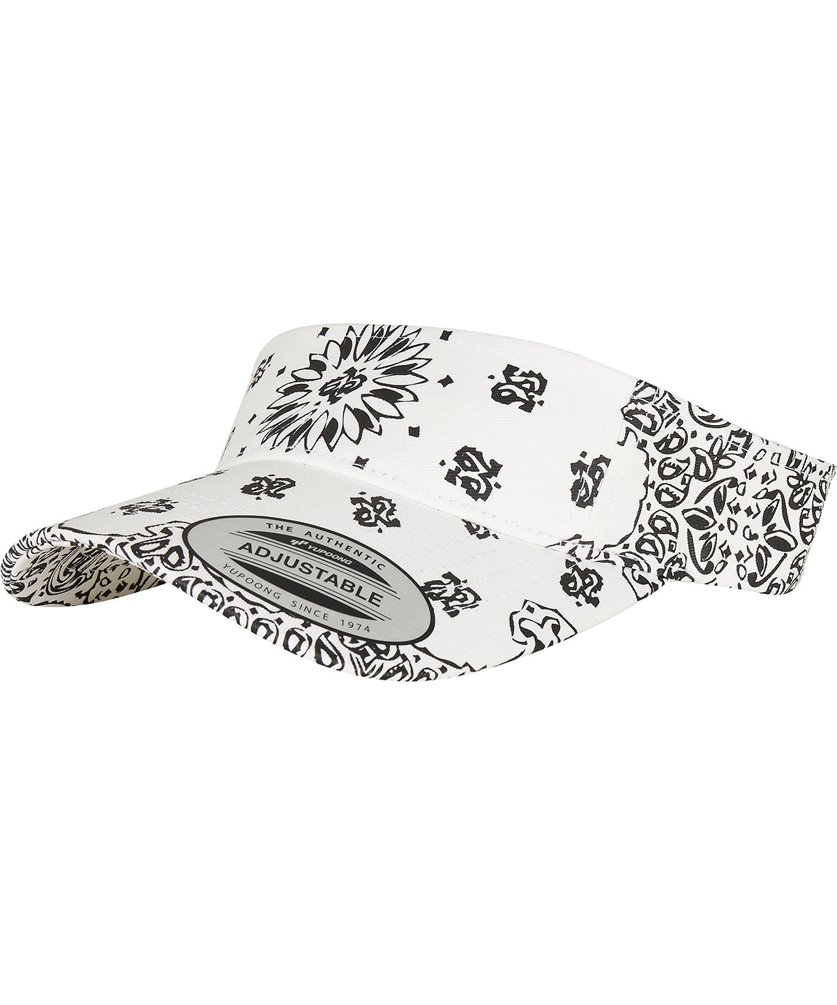 Bandana print visor