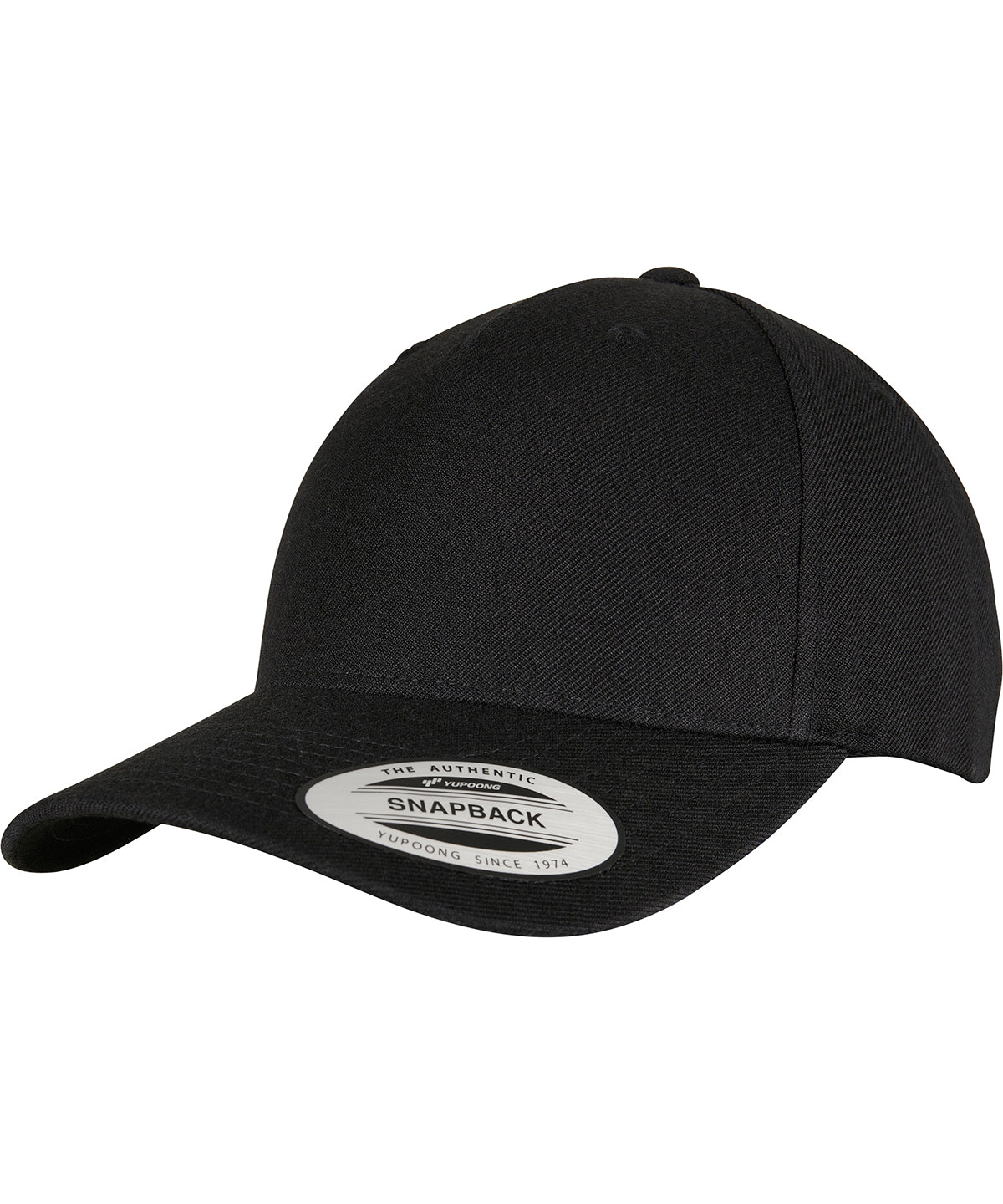 YP classics 5-panel premium curved visor snapback cap