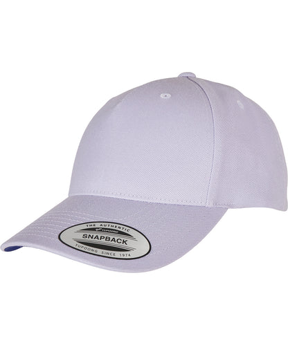 YP classics 5-panel premium curved visor snapback cap