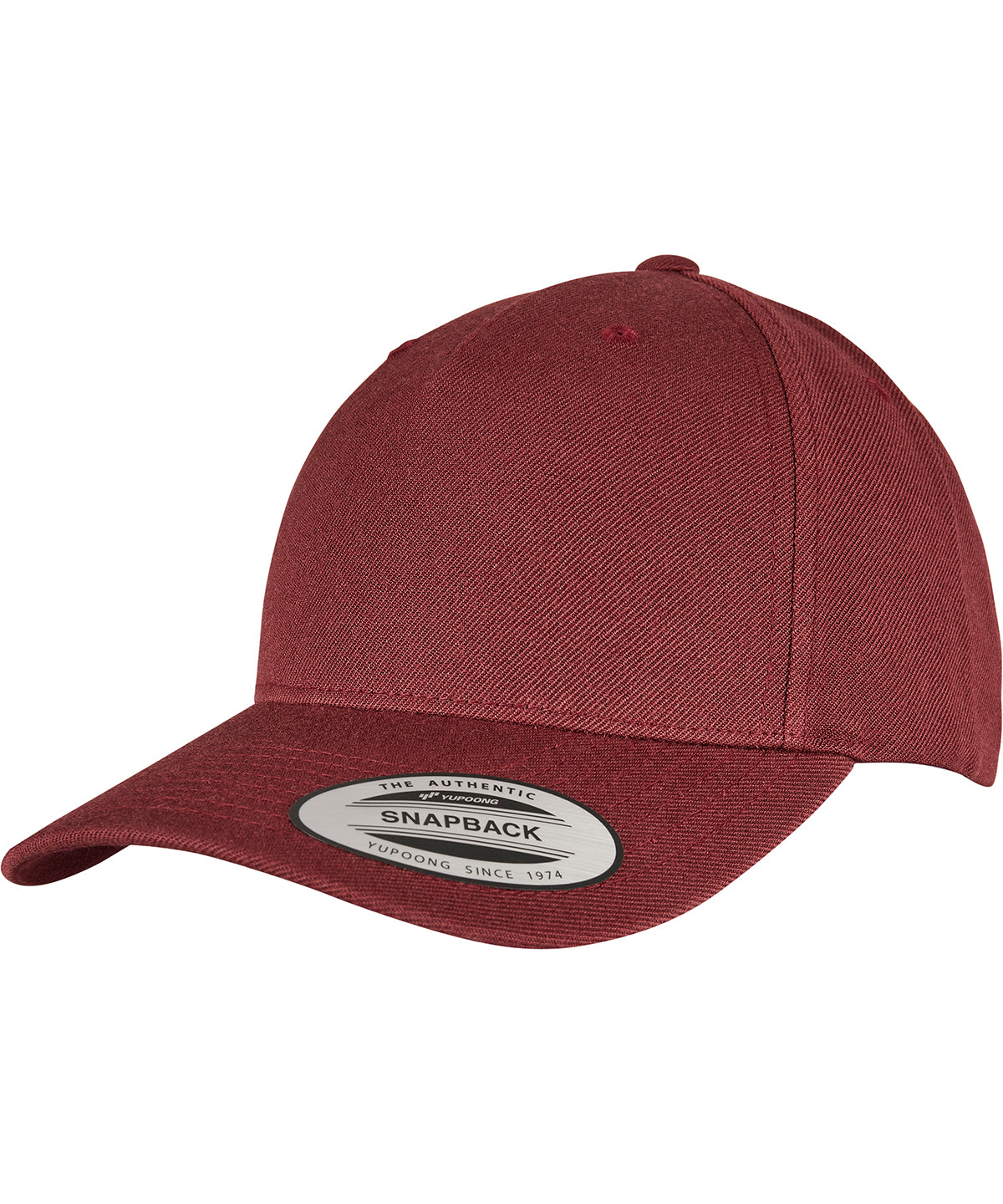 YP classics 5-panel premium curved visor snapback cap