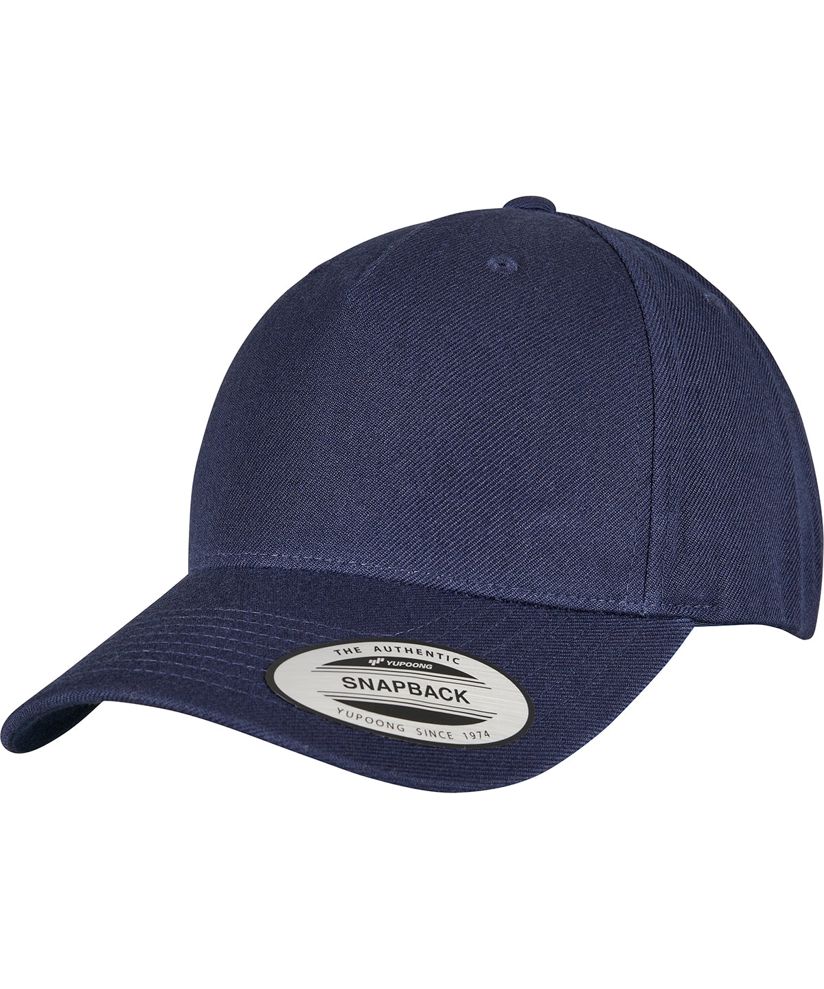 YP classics 5-panel premium curved visor snapback cap