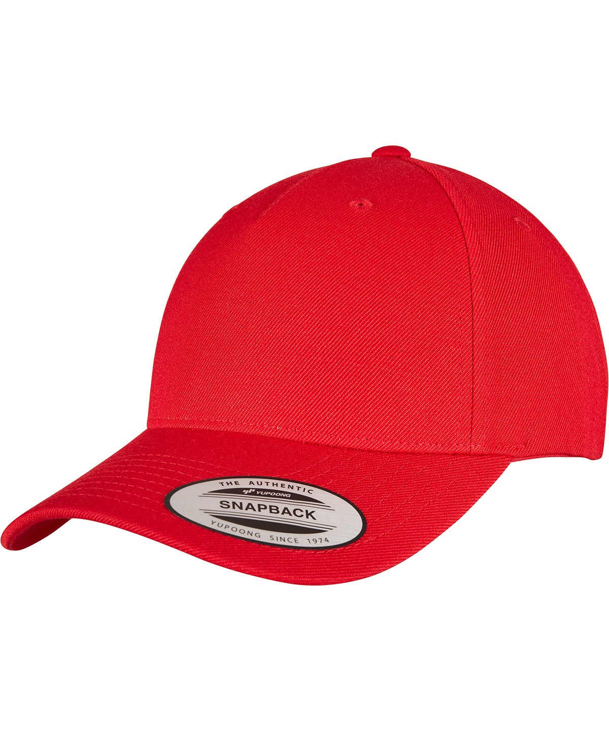YP classics 5-panel premium curved visor snapback cap