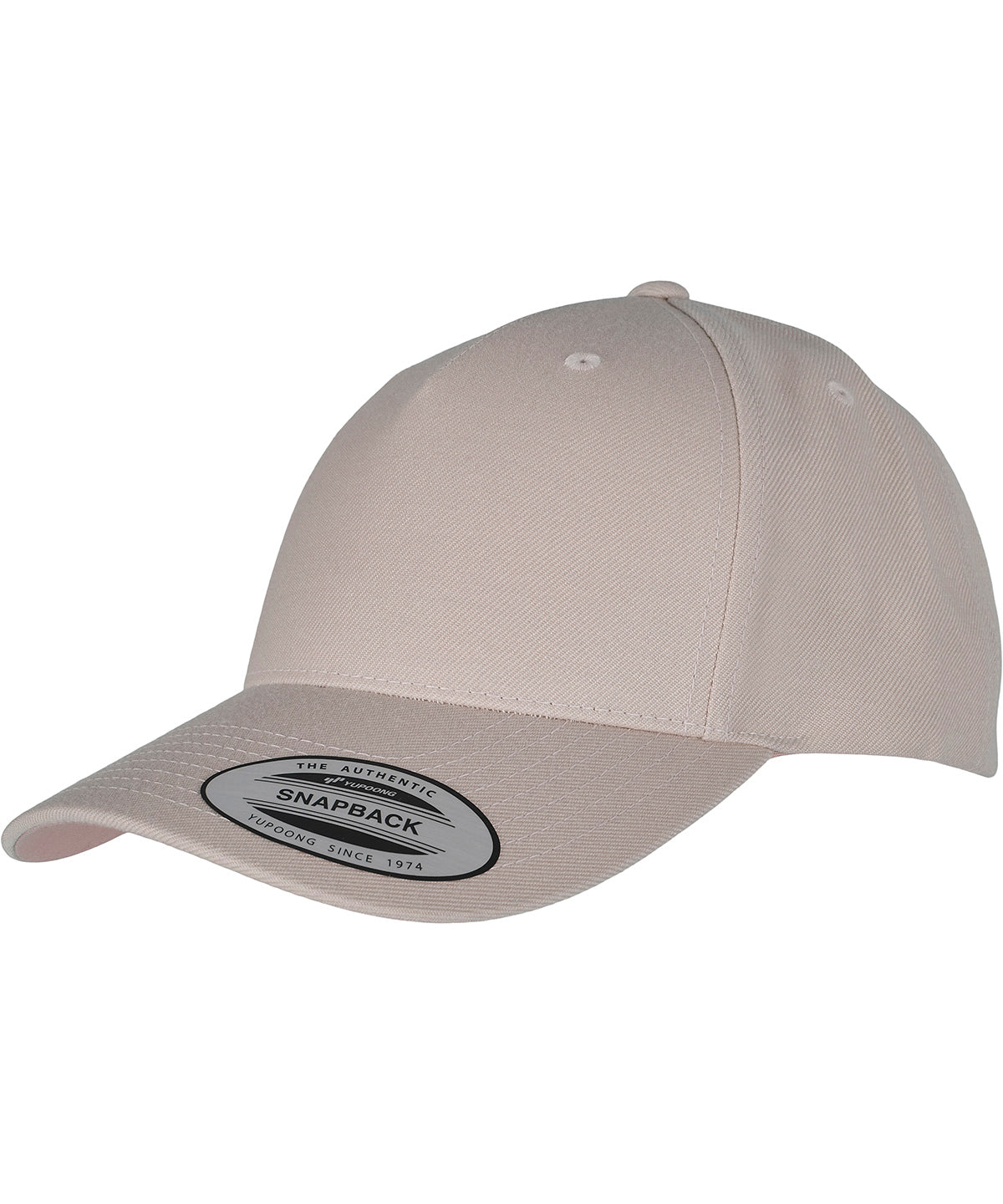 YP classics 5-panel premium curved visor snapback cap