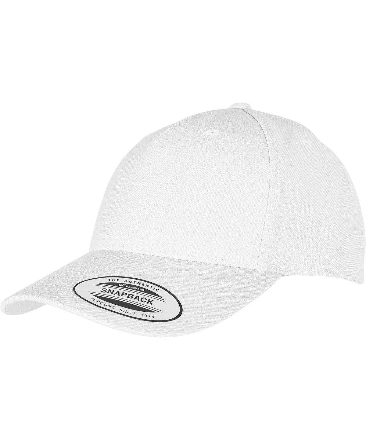 YP classics 5-panel premium curved visor snapback cap