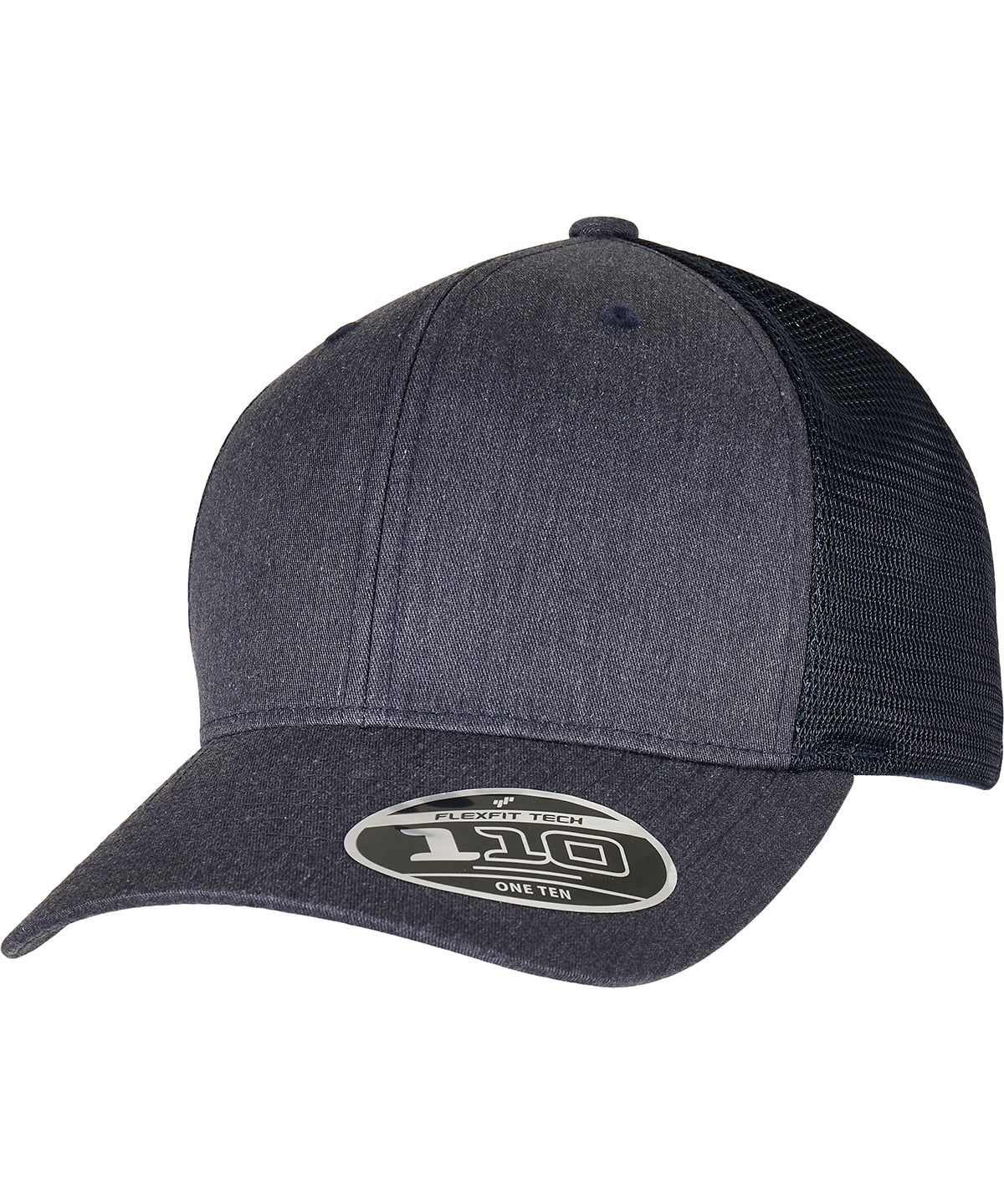 110 Flexfit melange trucker