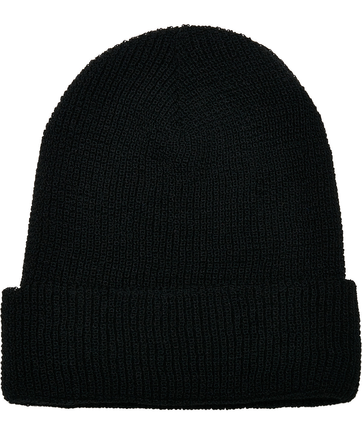 Recycled yarn waffle knit beanie