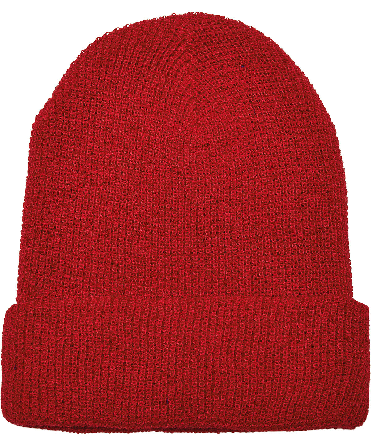 Recycled yarn waffle knit beanie