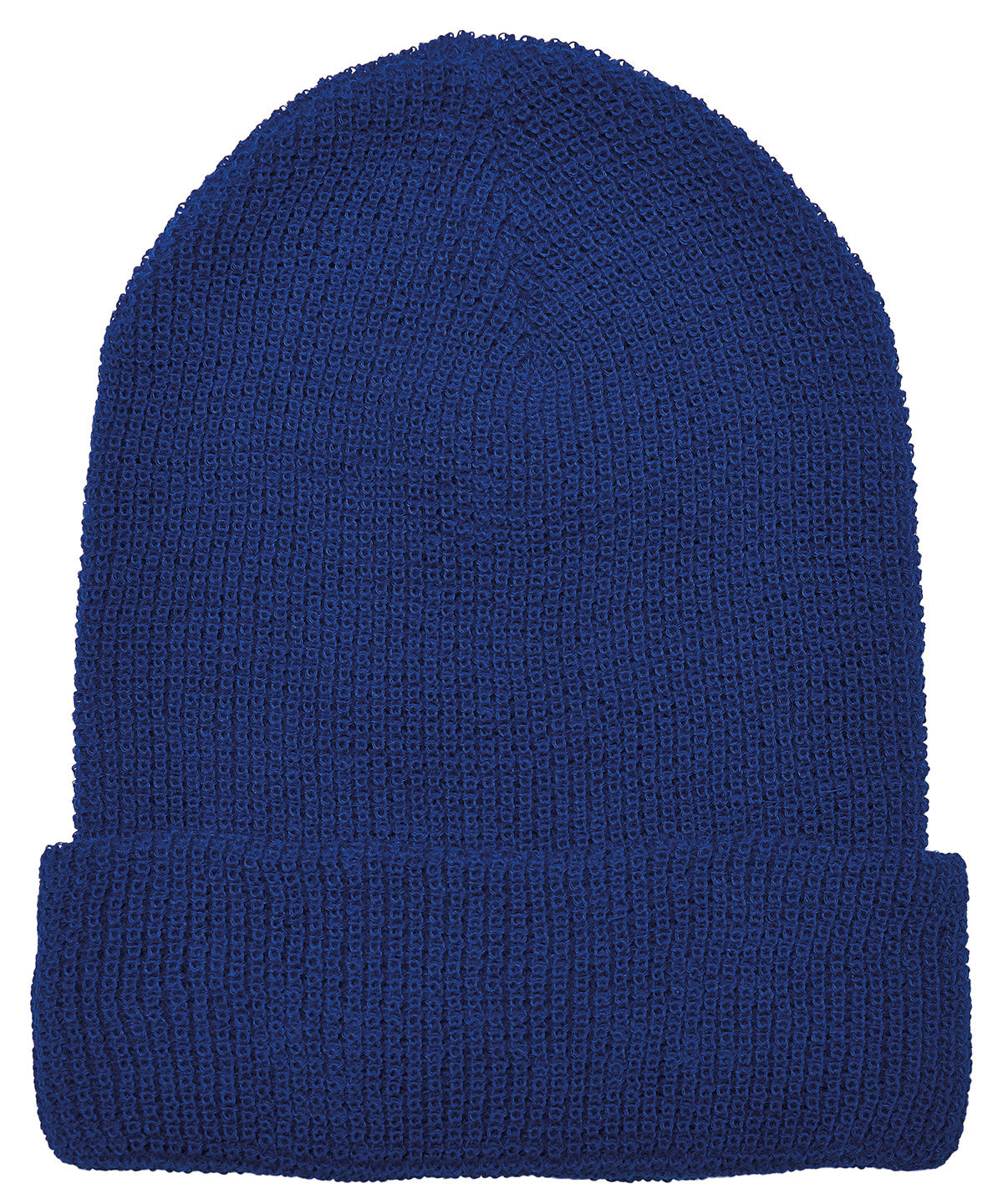 Recycled yarn waffle knit beanie