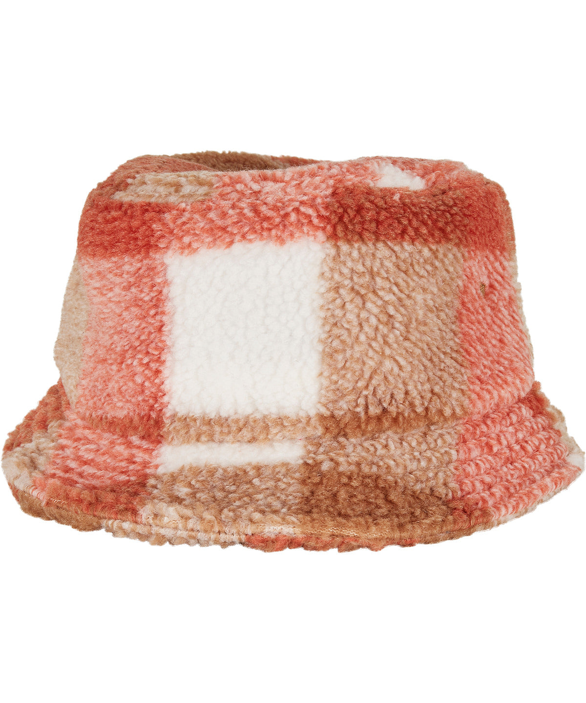 Sherpa check bucket hat
