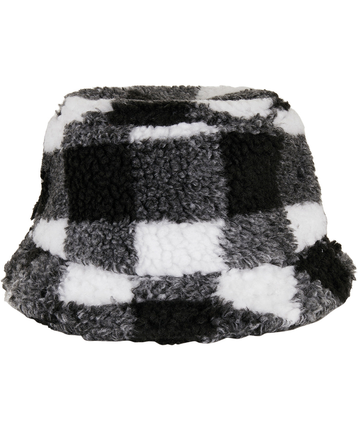 Sherpa check bucket hat