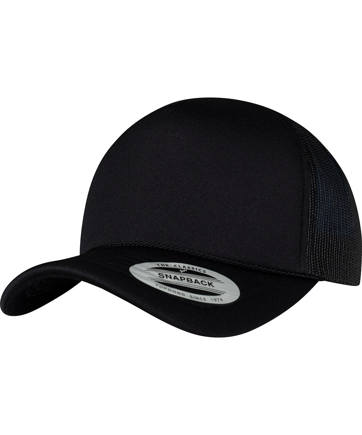 Foam trucker cap curved visor
