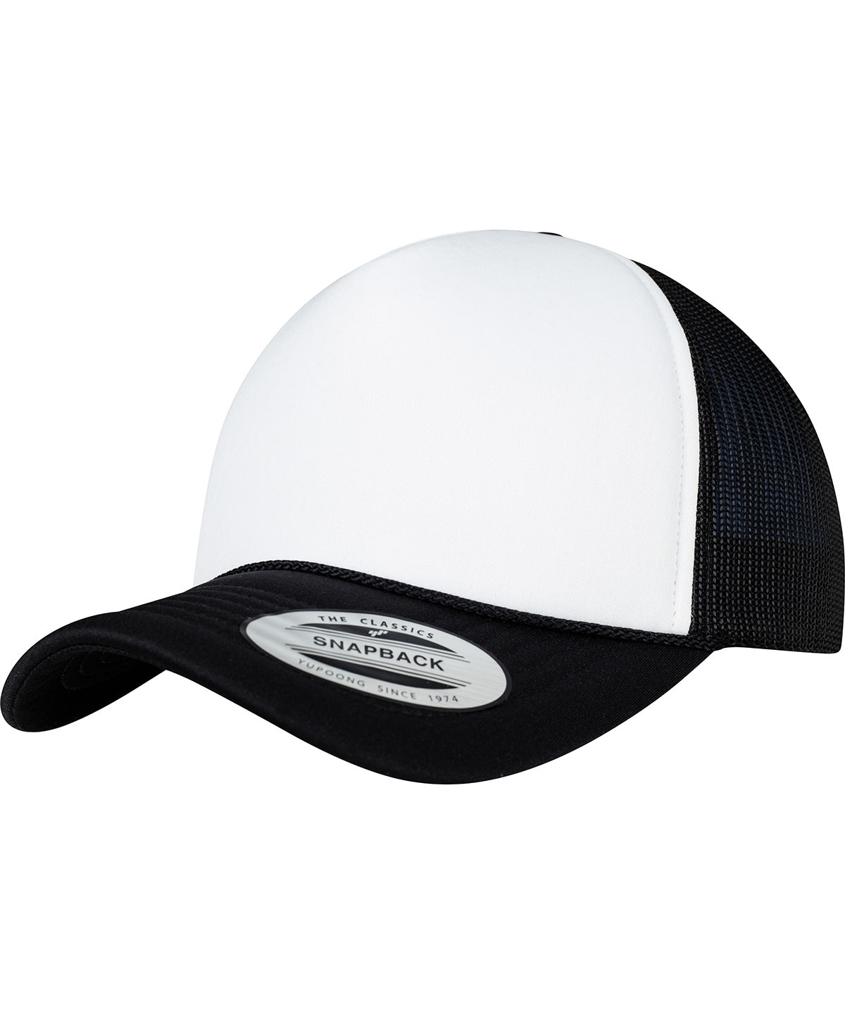 Foam trucker cap curved visor
