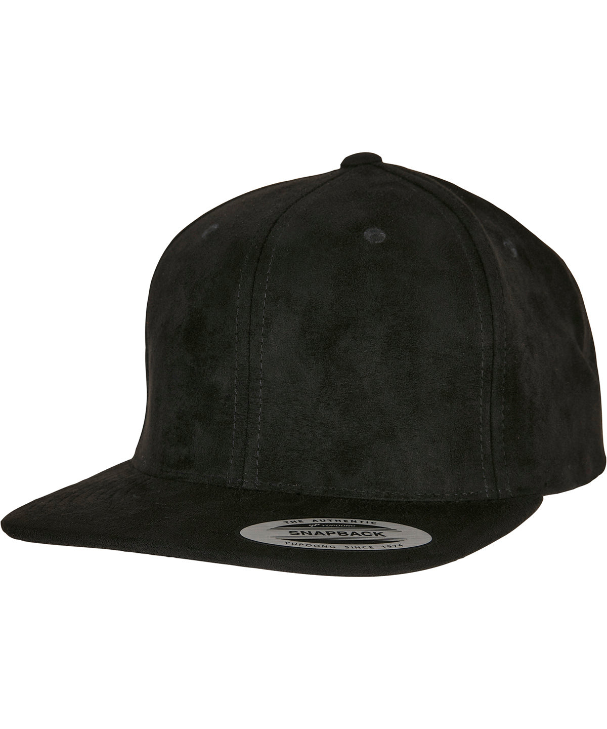 Imitation suede leather snapback