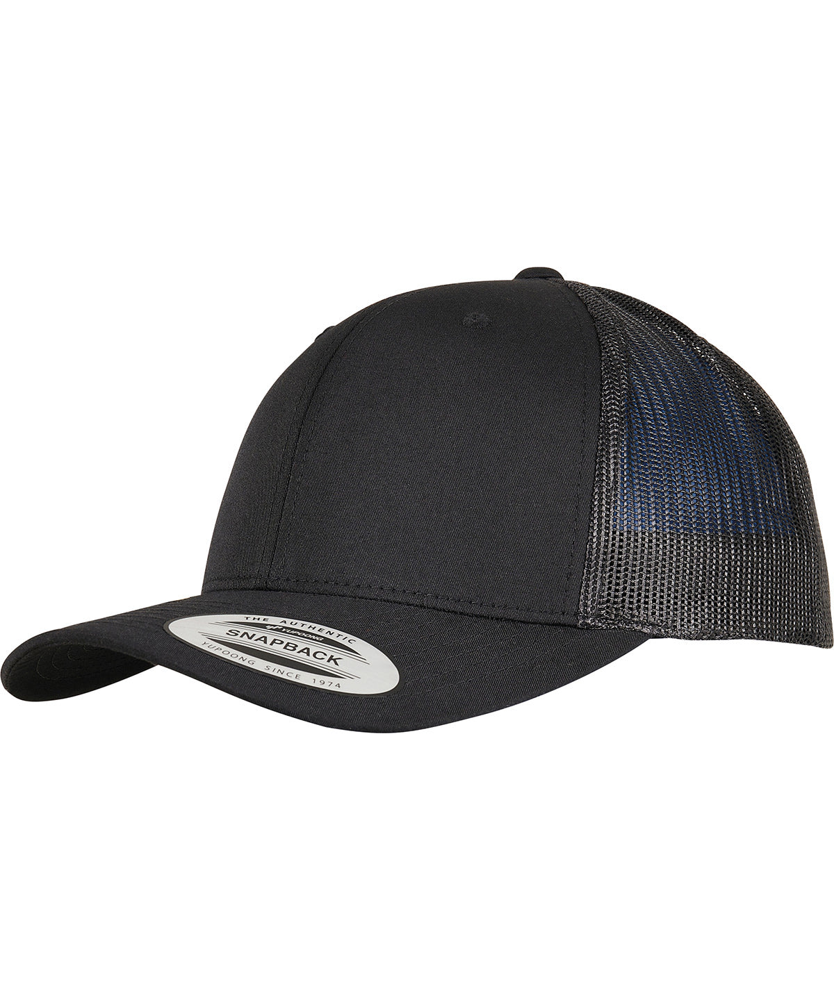 Trucker recycled polyester fabric cap