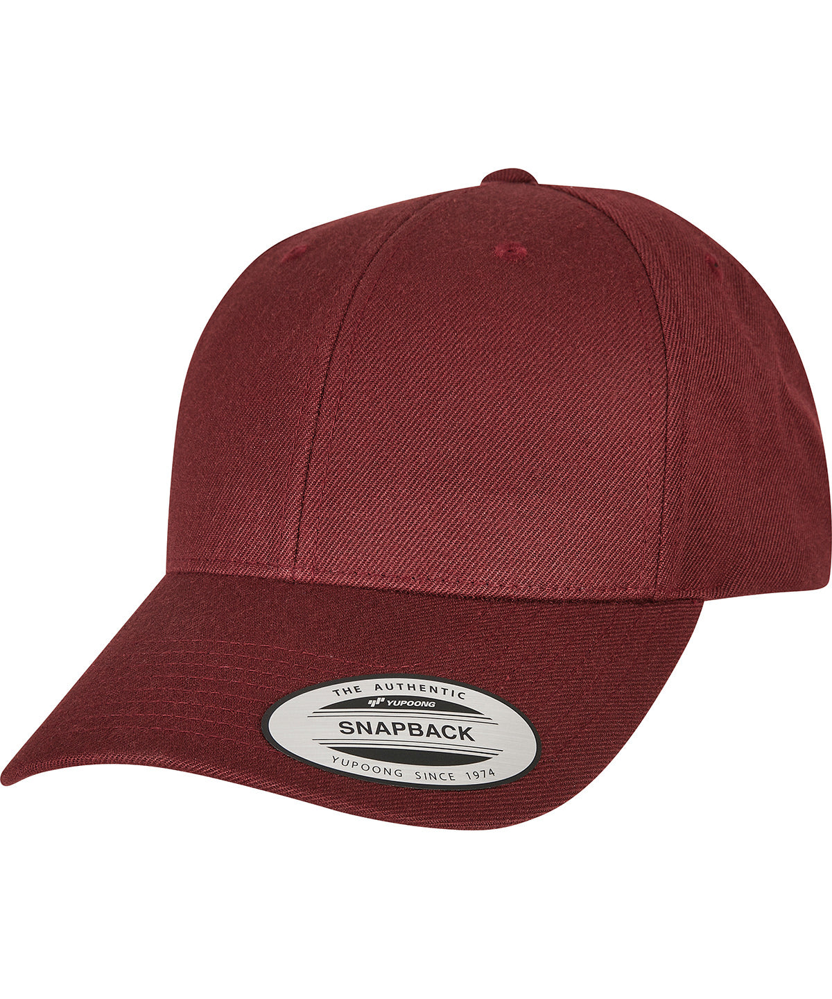 Premium curved visor snapback cap