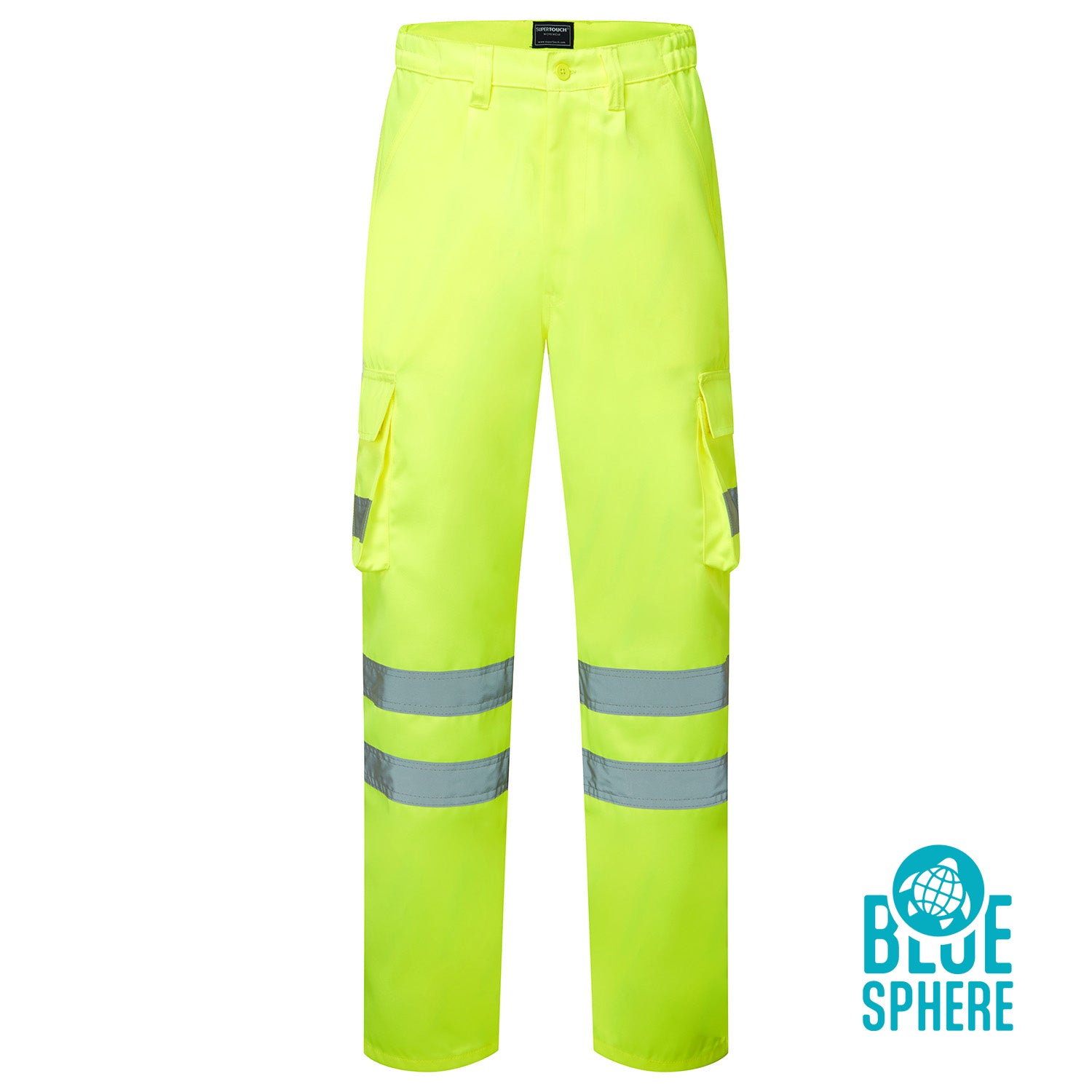 Supertouch Blue Sphere Supertouch Eco HV Trouser Yellow