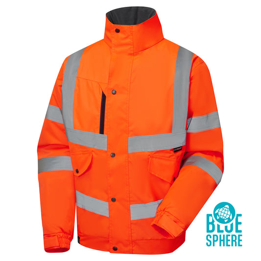 Supertouch Blue Sphere Supertouch Eco Hi Vis Orange Bomber Jacket Orange