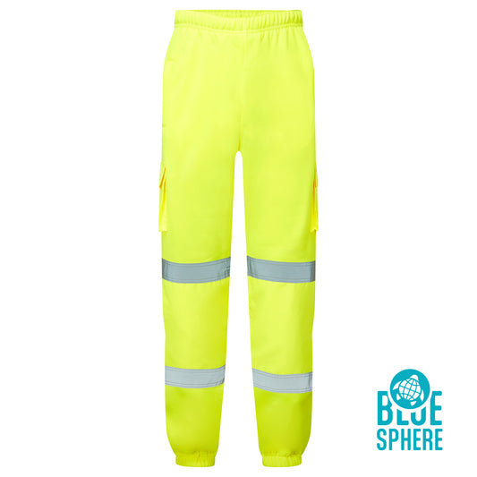 Supertouch Blue Sphere Supertouch Eco Hi Vis Yellow Jogging Bottoms Yellow
