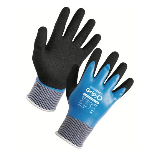 Supertouch Grip2-O Thermal Water & Cut Resistant Gloves Blue