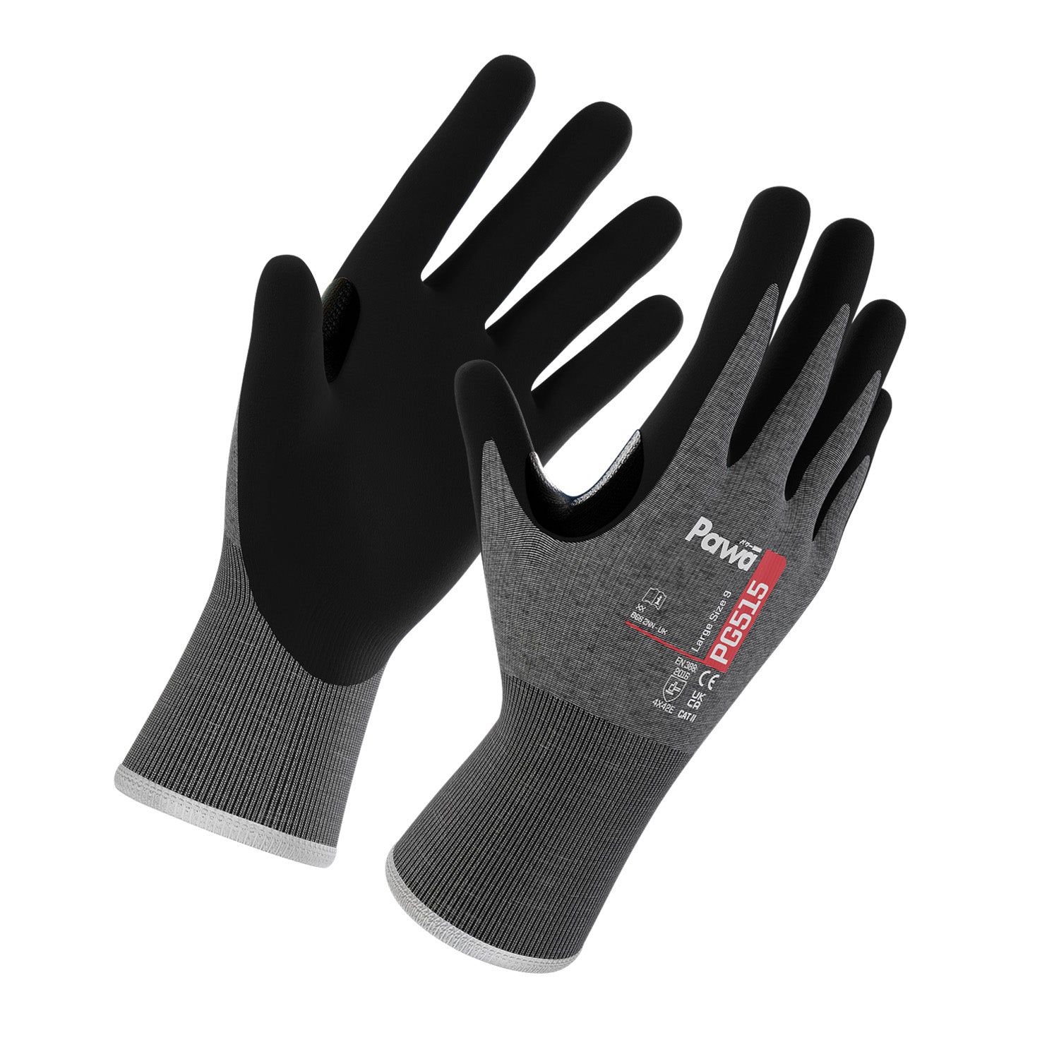 Pawa Pawa PG515 Anti-Cut Oil-Resistant Gloves Black