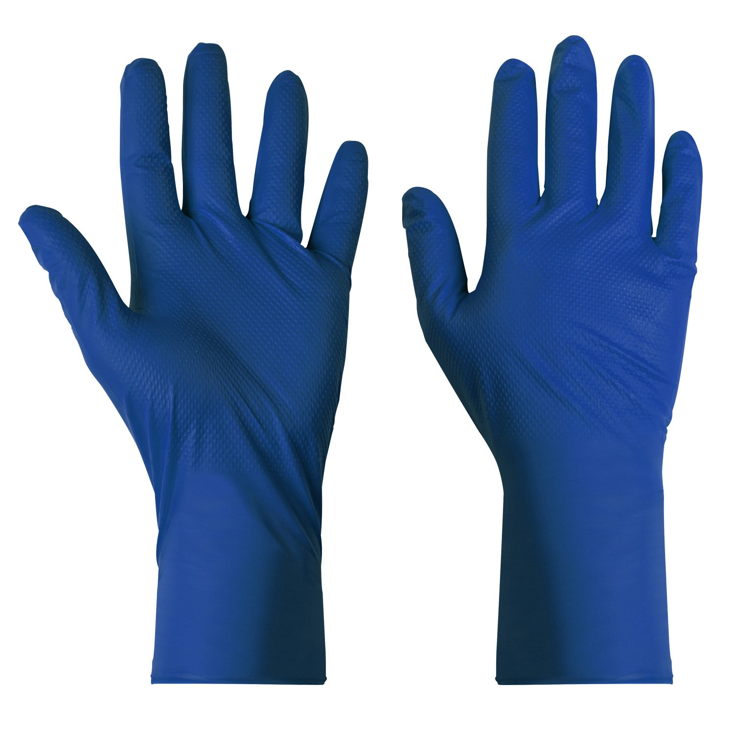 Supertouch Supertouch Diamond Grip Nitrile Gloves Blue