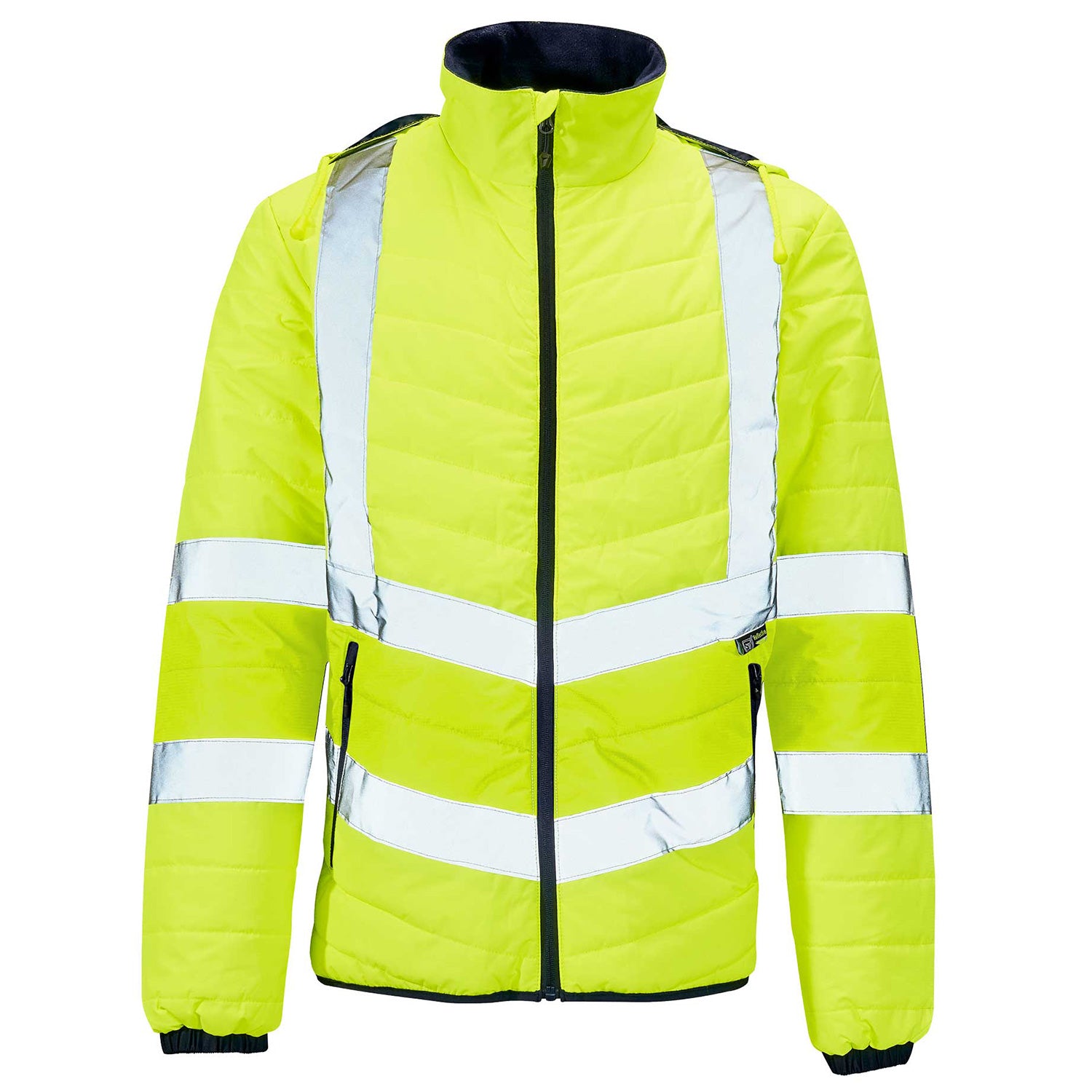 Supertouch Supertouch Hi Vis Yellow Puffer Jacket Yellow