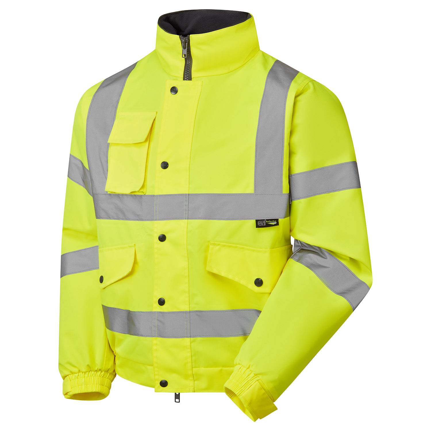 Supertouch Fleece Lined Bomber Jacket Yellow