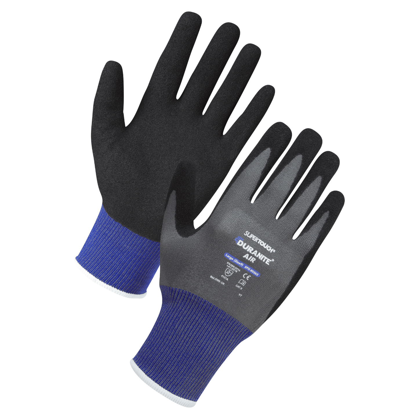 Supertouch Supertouch Duranite Air Gloves Purple/Black/Grey